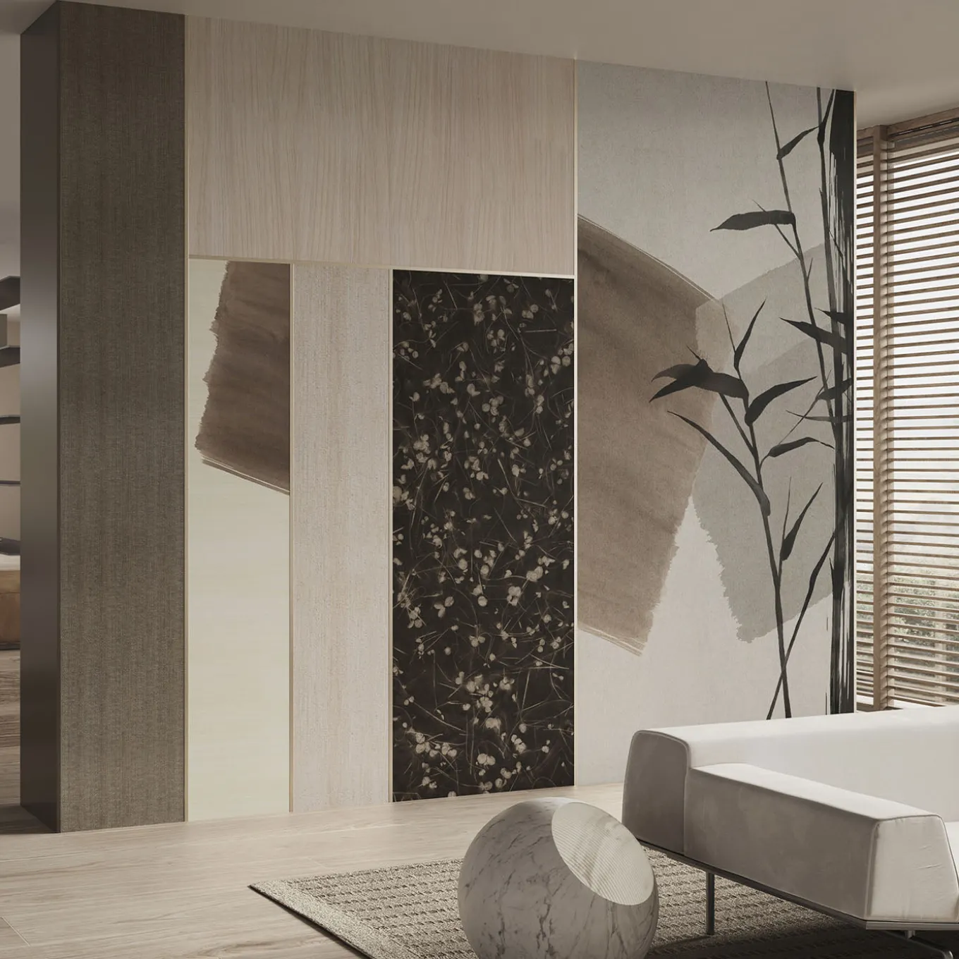 Al primo incontro Beige Wallpaper