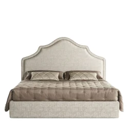 Alan Melange Taupe Double Bed