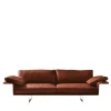 Alato Brown Leather Sofa