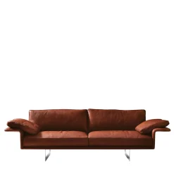 Alato Brown Leather Sofa