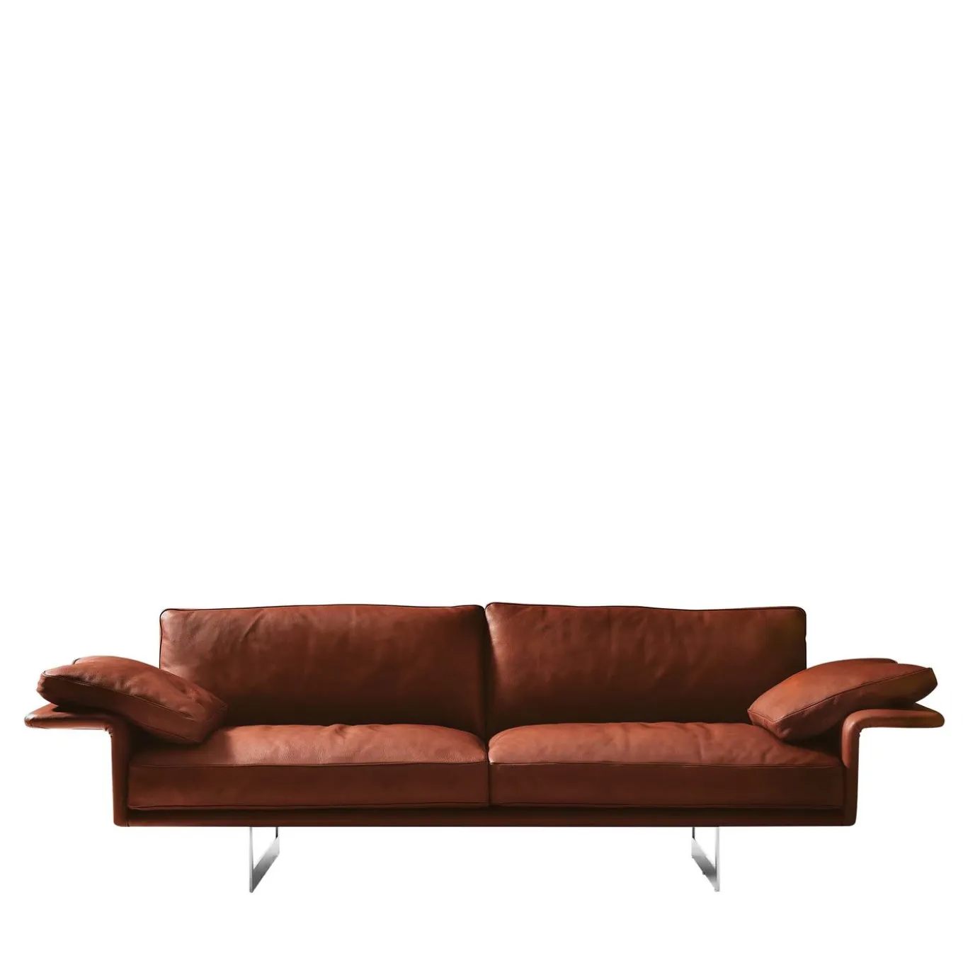 Alato Brown Leather Sofa
