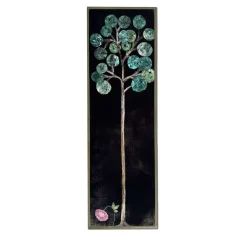Albero Silk Velvet Hand-Painted Tapestry