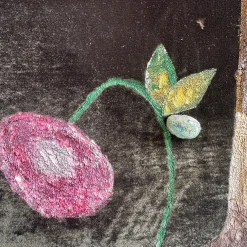 Albero Silk Velvet Hand-Painted Tapestry