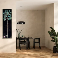 Albero Silk Velvet Hand-Painted Tapestry