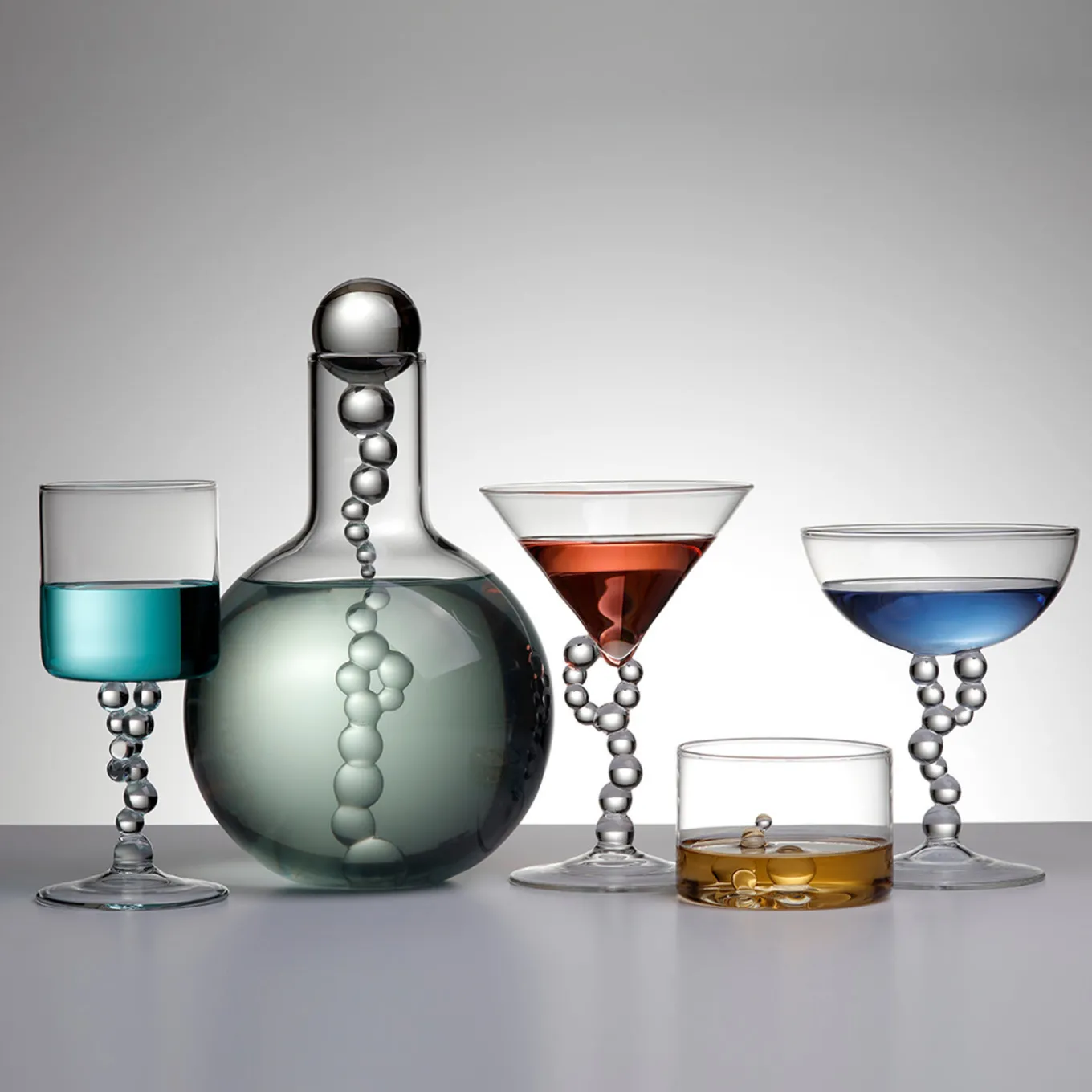 Alchemica Transparent Glass Decanter Collection