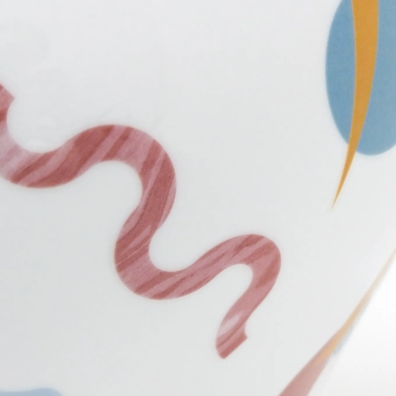 Alchimie Big Amphora Abstract Decor Porcelain Vase