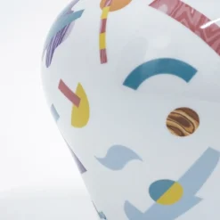 Alchimie Big Amphora Abstract Decor Porcelain Vase