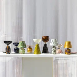 Alchimie Murano Glass White Lamp