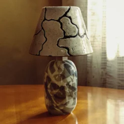 Alchimie Murano Glass White Lamp