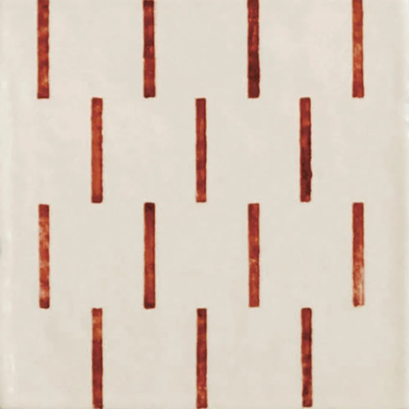 Alfabeto Set of 44 White and Purple Tiles by Margherita Rui