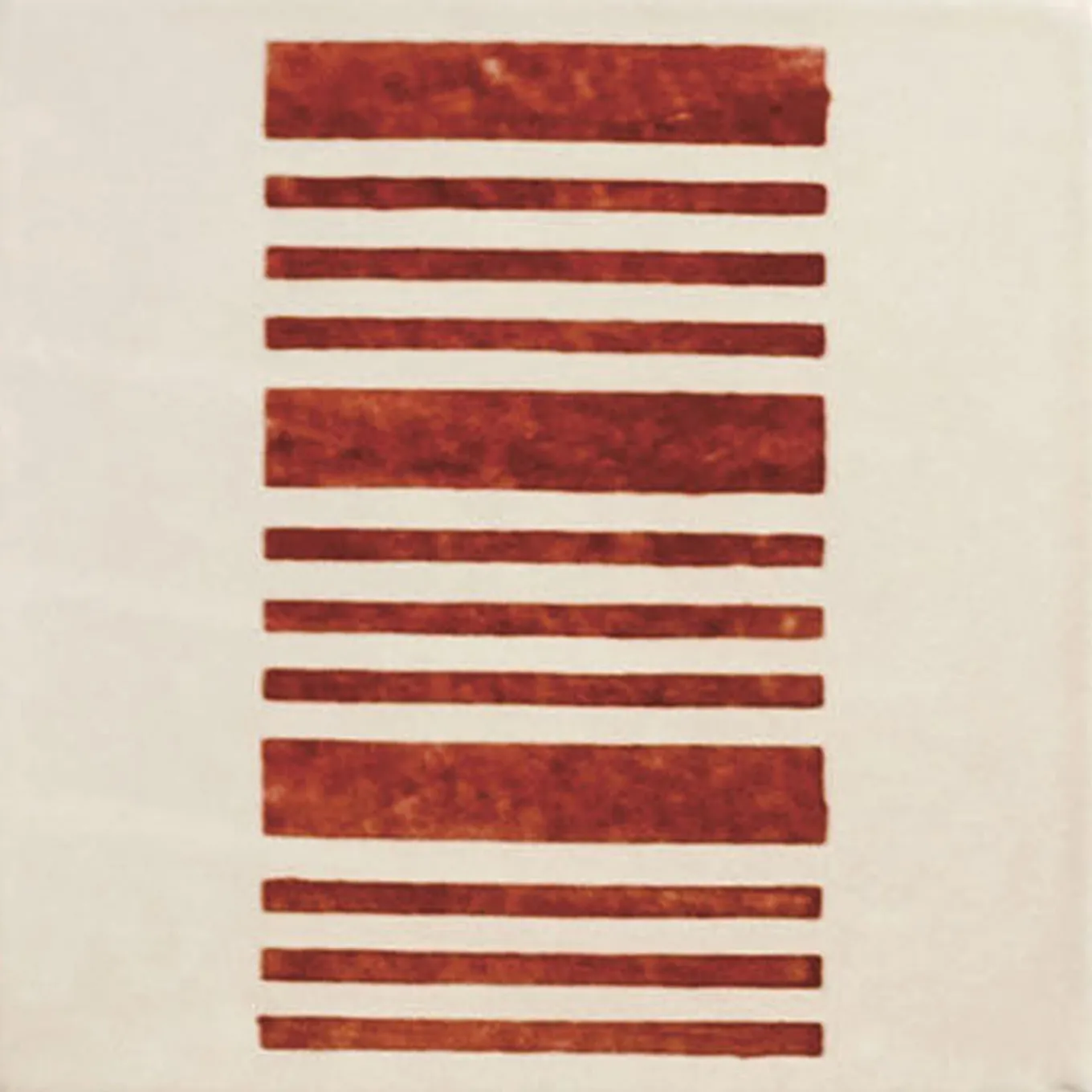 Alfabeto Set of 44 White and Purple Tiles by Margherita Rui