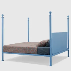 Alfio Azure Iron Double Bed