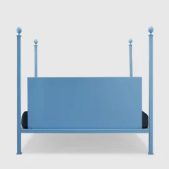 Alfio Azure Iron Double Bed