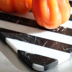 Alice Black and White Chopping Board by Bethan Gray