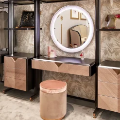 Alice Pouf with Copper Base