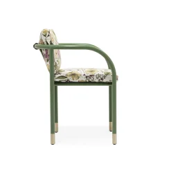 Aliya Green Outdoor Dining Chair by Lorenza Bozzoli