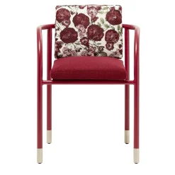 Aliya Red Outdoor Dining Chair
