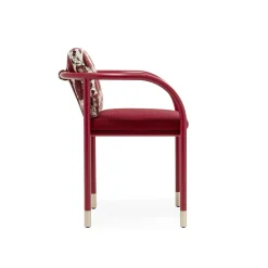 Aliya Red Outdoor Dining Chair
