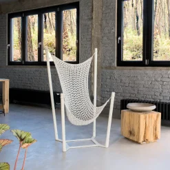 Allegra White Hammock Chair