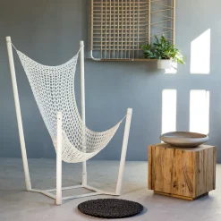 Allegra White Hammock Chair