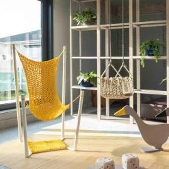 Allegra Yellow Hammock Chair