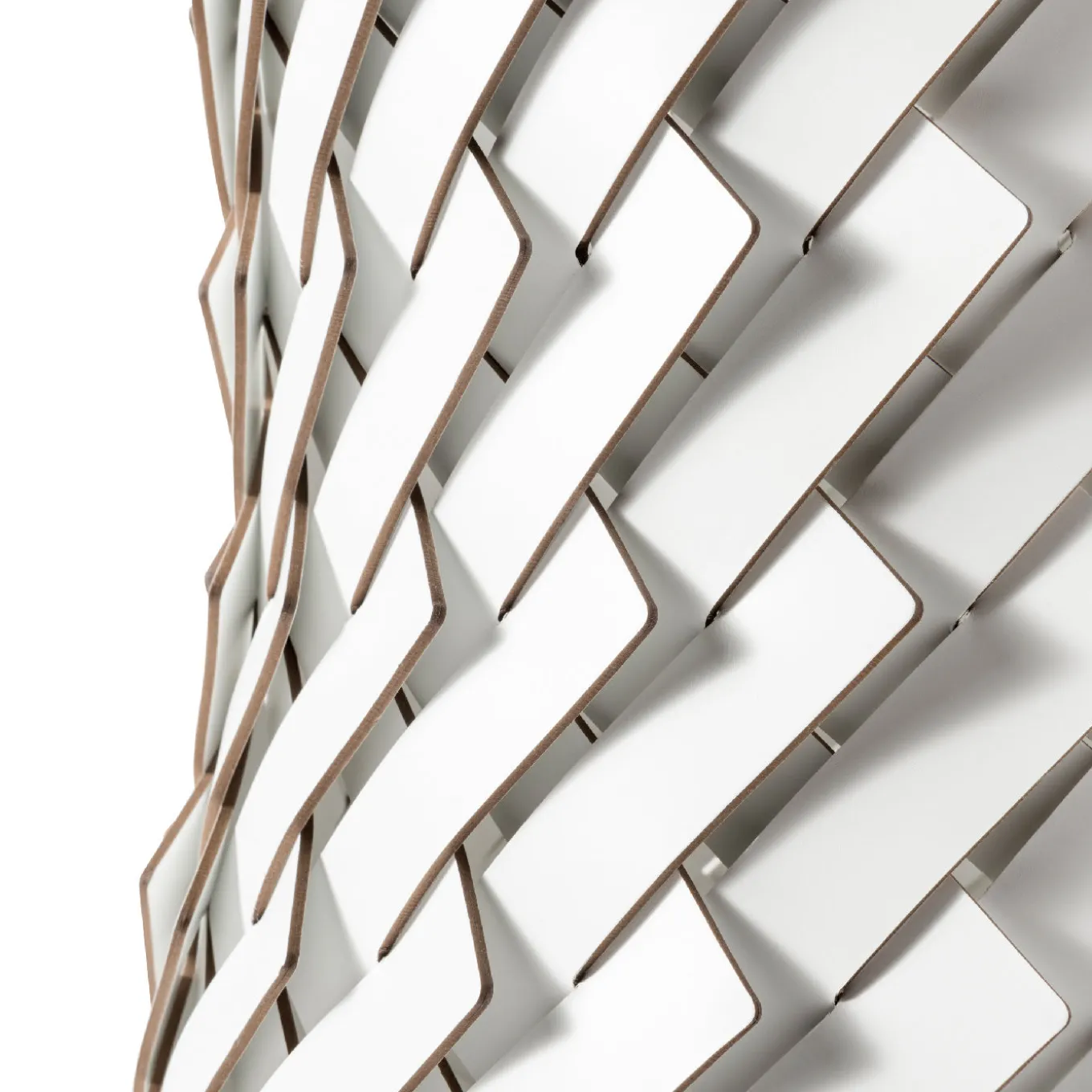 Almeria Medium Square White Basket