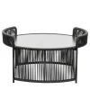 Altana Medium Round Anthracite Coffee Table by Antonio De Marco