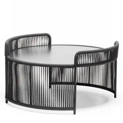 Altana Medium Round Anthracite Coffee Table by Antonio De Marco