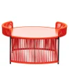 Altana Medium Round Red Coffee Table by Antonio De Marco