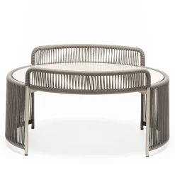 Altana Medium Round Sand Coffee Table by Antonio De Marco