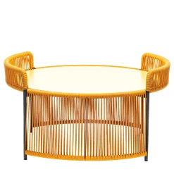 Altana Medium Round Yellow Coffee Table by Antonio De Marco