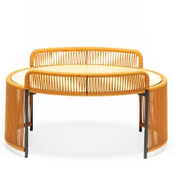 Altana Medium Round Yellow Coffee Table by Antonio De Marco