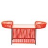 Altana Oval Red Coffee Table by Antonio De Marco