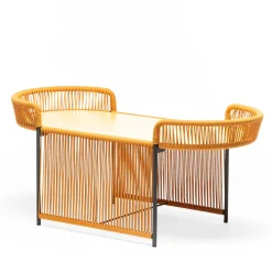 Altana Oval Yellow Coffee Table by Antonio De Marco