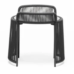 Altana Small Round Anthracite Coffee Table by Antonio De Marco