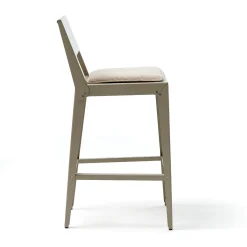 Alustool Gray Metal Stool