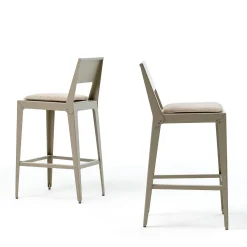 Alustool Gray Metal Stool