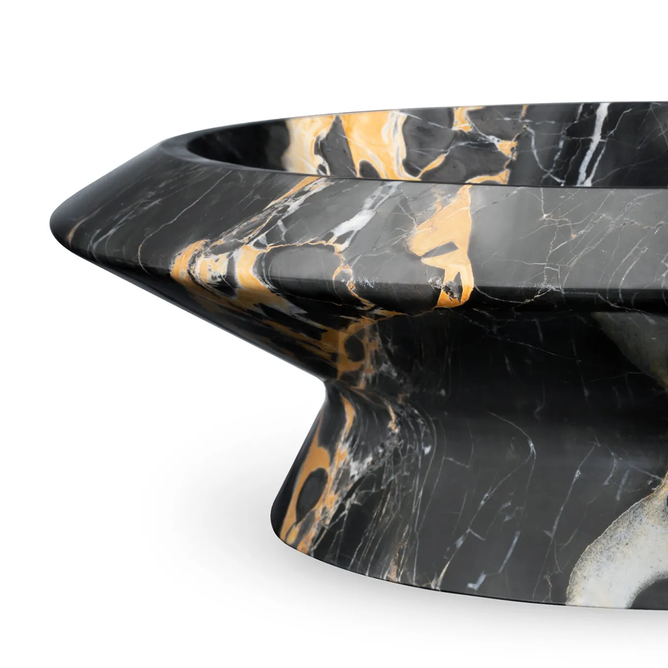 Amaltea Black Portoro Centerpiece by Ivan Colominas