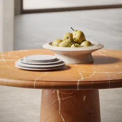 Amaltea White Michelangelo Centerpiece by Ivan Colominas