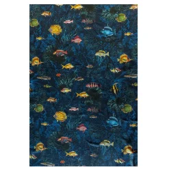 Amami Linen Tablecloth With Marine Decoration