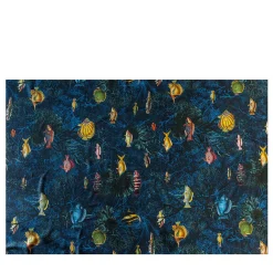 Amami Linen Tablecloth With Marine Decoration