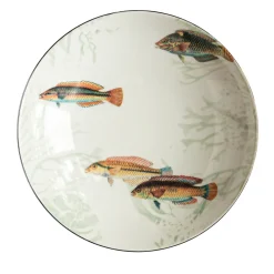 Amami Porcelain Soup Plate With Tropical Fish #5