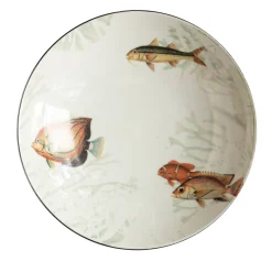 Amami Porcelain Soup Plate With Tropical Fish #6