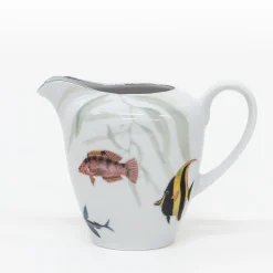 Amami Porcelain Tea Set With Tropical Fish