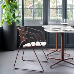 Amantis Candy Marble Bistro Table