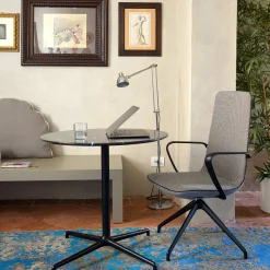 Amantis Nero Marquina Marble Bistro Table