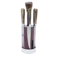 Amaranth and Ebony Knife Block