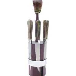 Amaranth and Ebony Knife Block