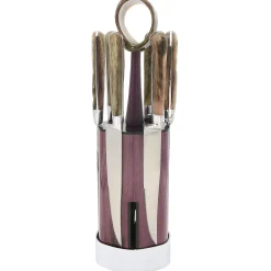 Amaranth and Ebony Knife Block