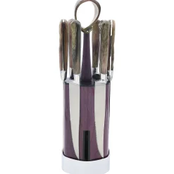 Amaranth and Ebony Knife Block